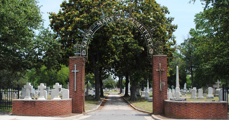 St. Marys Cemetery, Norfolk VA - Entrance Gate